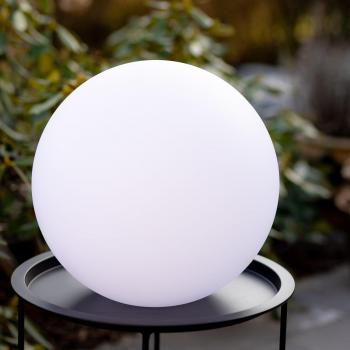 Ida 40 cm LED‑lyskule i hvitt