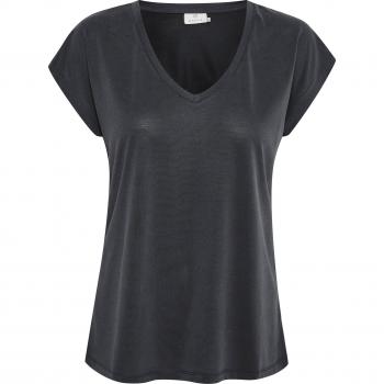 Lise V-Neck T-Shirt Black Size XL