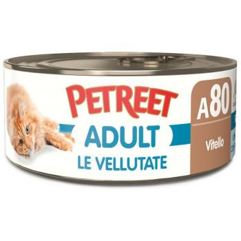 Petreet Vellutate Vitello Cibo Umido Gatto Adulto 6x70g