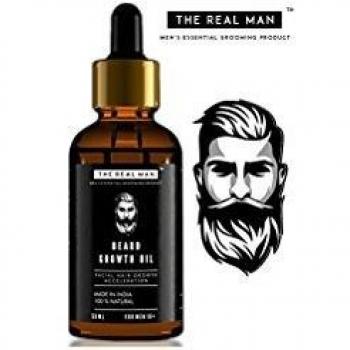 Men's Mustache & Beard Growth Oil
