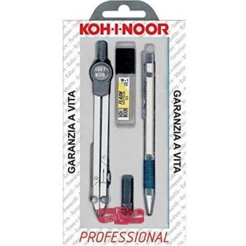 Koh-i-Noor 0,5 mm Compasso per Disegno con Porta Minole