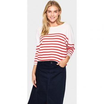 Saint Tropez Pullover MilaSZ Rosso e Bianco