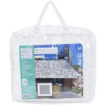 Square Camouflage Shade Sail 3 x 3 m White