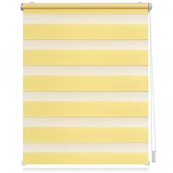 Doppelrollo Duo gelb B/L: ca. 80x150 cm