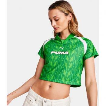 Camiseta Deportiva Puma para Mujeres, Verde XL Poly Jersey