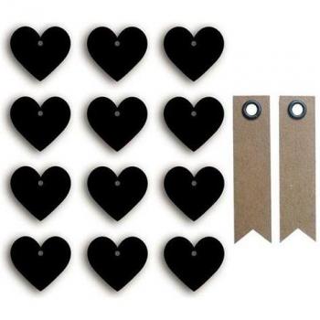 Cuore di Carta: Etichette Kraft con Gagliardetto