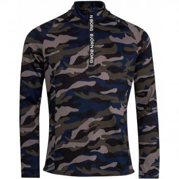 Forest Night Half-Zip Base Layer by Bjørn Borg – Men’s XXL