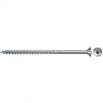 Tornillo Power-Fast II 5.0x120 mm Cabeza Fresada Zincado Blanco 100 Unidades