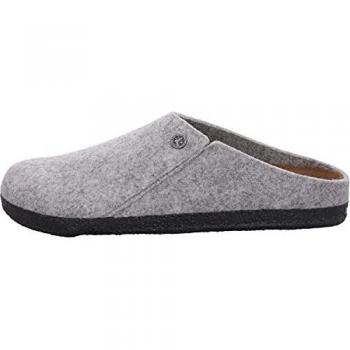 Women's Birkenstock Zermatt Standard Wool Felt Unisex Clogs - Grey - Size: 5.5/D