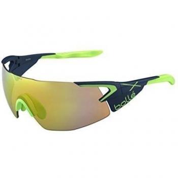 Bolle Wrap Unisex Frost Black TNS Grey Polarized Fenix Sunglasses - One Size