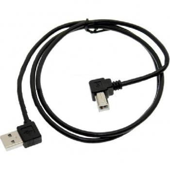 Jimier Right Angle USB 2.0 A Male to B Male Cable 1M
