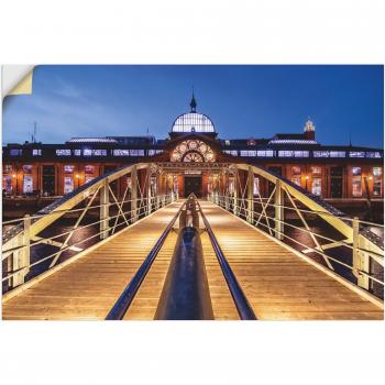 Artland Leinwandbild »Fischmarkt Hamburg«