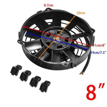 Universal 12V 80W Electric Car Air Conditioning Fan