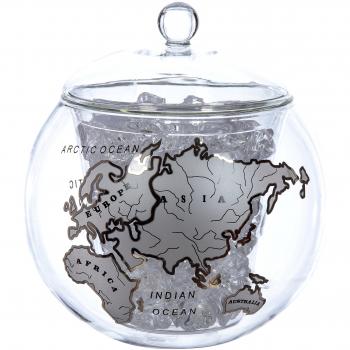 Mixology Vintage Globe Ice Bucket 1.2 Litre Silver