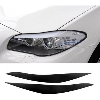 BMW 5 Series F10 F11 F18 Gloss Black Eyelid Trim Cover Sticker