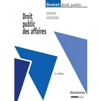 Sophie Nicinski Droit Public Des Affaires