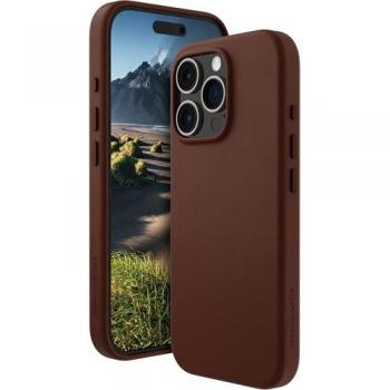 Dark Tan MagSafe Elegance – iPhone 16 Pro Leather Case