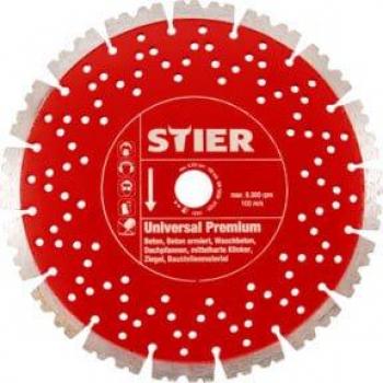 Disque Diamant Premium STIER Ø 400 mm, Perçage 20/25,4 mm