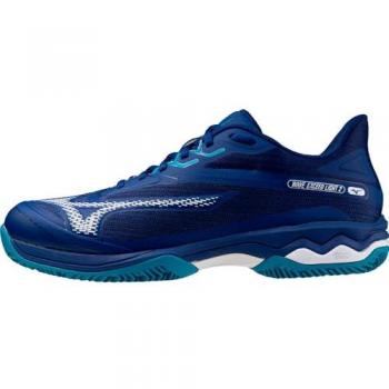 Mizuno Wave Exceed Light CC Herren – Sandplatzschuh, Blau, 41