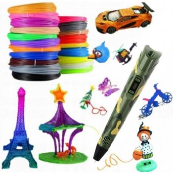 Stylo Intelligent 3D Arzopa Vert Camouflage avec Écran LED