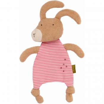 Sigikid Schnuffeltuch Hase Green Rosa 39106
