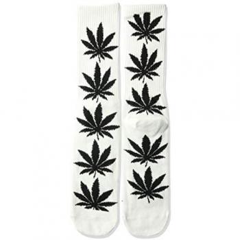 HUF Unisex Essentials Socken, Plantlife, weiß