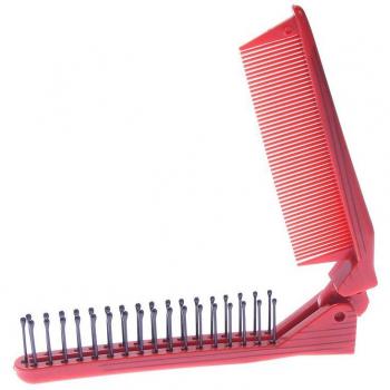 Folding Pocket Clip Moustache and Beard Comb for Hair Styling