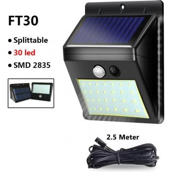 Luz LED solar para exteriores con sensor de movimiento