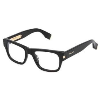 Police VPLP19 G.O.A.T. 4 700Y Men's Black Optical Frames (Acetate) – Blue Light Protection