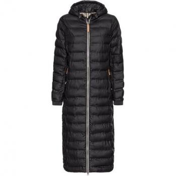 Steppmantel Camel Active mit Kapuze – Schwarze Variante, Größe 34 (Damen)
