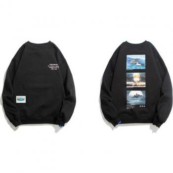 Invasive Species Print Pullover Hoodie