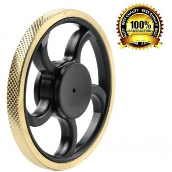 P.LOTOR Fidget Spinner, Hand Spinner EDC Spielzeug mit Super Lange Spinning Bearing Gold Rundkante Gut Für Stressabbau und Tiefe Gedanken