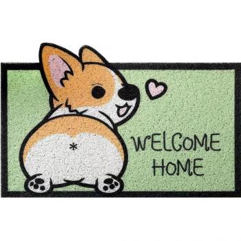 Tapete de Retrete Antideslizante en Forma de Perro de Dibujos Animados - PVC 40*60cm