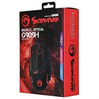 Scorpion G909H - Ratón Gaming LED RGB USB 8 Botones 4800 DPI