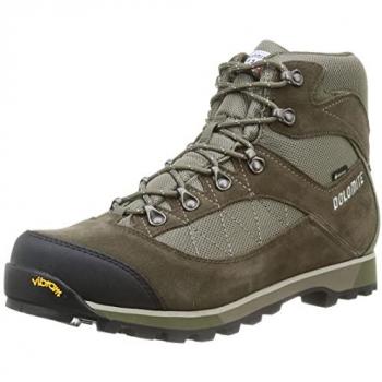 Dolomite Zernez Goretex Hiking Boots for Men - Date Brown/Army Green UK 11
