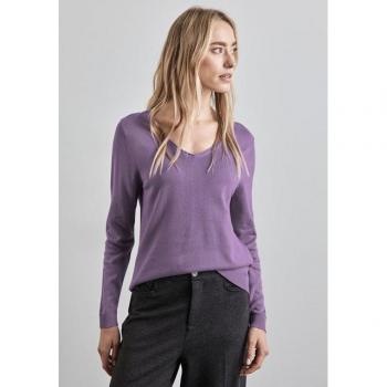 Pull léger Violet Femme Street One Taille 46