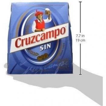 Cerveza cruzcampo 00 alcohol (pack 6 x 25cl)