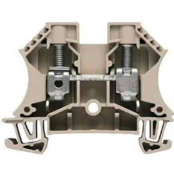 Borne terminal pasante Weidmuller, Marrón, Terminación Atornillado