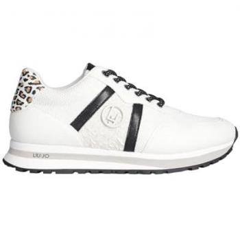 Liu Jo Sneakers Mujer Metalílico Glitter Blanco