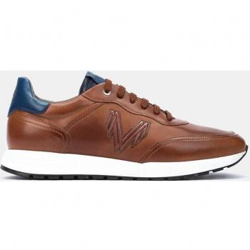 Martinelli - Zapatillas de piel de hombre con cordones