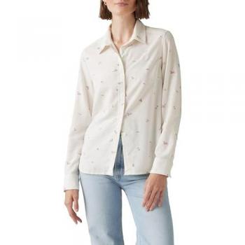 Blanca Clásica Levi's Manga Larga Mujer