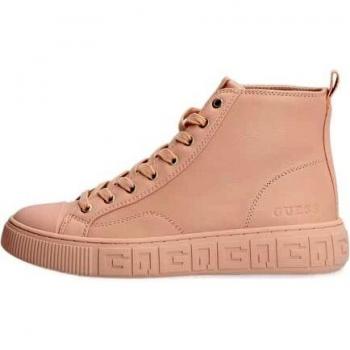 Guess Sneaker Alta Invyte Rosa Misto Pelle FL5IVYLEA12