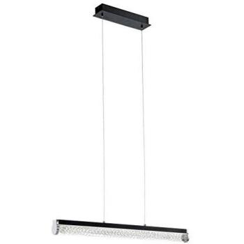 Plafonnier LED Verre Aluminium Eglo 93916
