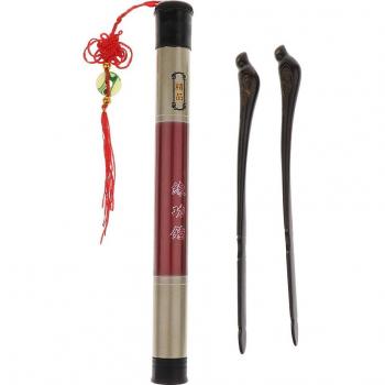 Ebony Mallet Set with Storage Box for Dulcimer and Yangqin