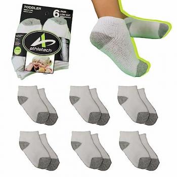 Atmungsaktive Sportsocken für Kinder 2-3 Jahre, 6 Paar