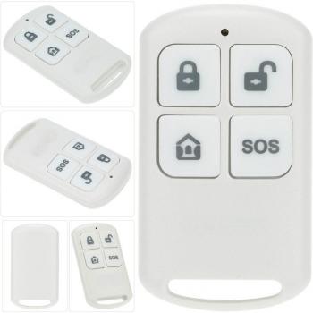 SmartYIBA 2 Stück 433Mhz EV1527 Metallfernbedienung für YB103/YB104 Alarmanlage