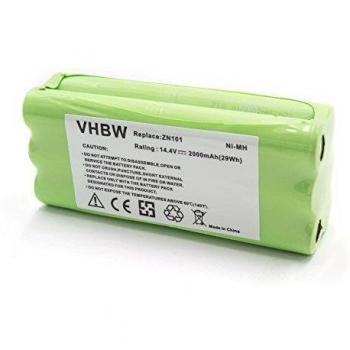 Batteria VHBW 2000mAh (14.4V) per Robot Lavapavimenti Dirt Devil M610, M611, M612