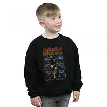 AC/DC Boys „Blow Up Your Video“-T-Shirt – 9‑11 Jahre, Schwarz