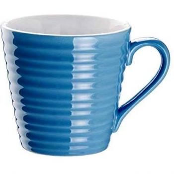 Olympia Café Stoneware Mugs Blue 340ml - Pack of 6