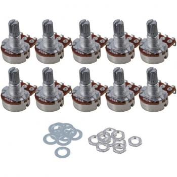 10PCS A500K 16mm Potentiometer for Electric Guitar